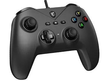 Gamepad kontroler przewodowy MSI Force GC200 czarny, wiele platform USB 3.0