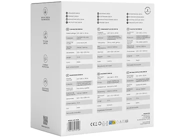 Termowentylator 2000 W biały SAVIO AD-02/W 