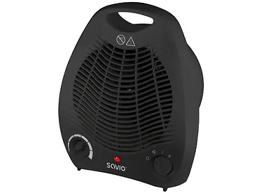 Termowentylator 2000 W, czarny SAVIO AD-02/B