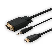 Savio Adapter HDMI (M) -VGA (M)  + audio  CL-198