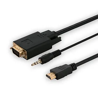 Savio Adapter HDMI (M) -VGA (M)  + audio  CL-198