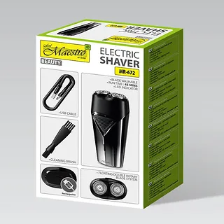 Feel-Maestro Golarka męska podróżna 2 głowice, USB  MR-672