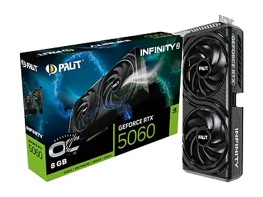 Palit Karta graficzna GeForce RTX 5060 INFINITY 2 OC 8GB GDDR7 128bit 3DP/HDMI