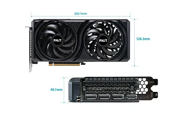 Palit Karta graficzna GeForce RTX 5060 INFINITY 2 OC 8GB GDDR7 128bit 3DP/HDMI