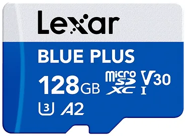 Lexar Karta pamięci microSD 128GB C10 A2 U3 V30 170MB/s Blue Plus