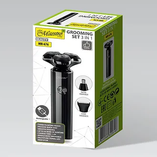Feel-Maestro Zestaw do golenia 3w1 USB MR-676
