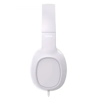 Hama Słuchawki nauszne Fun C z mikrofonem białe