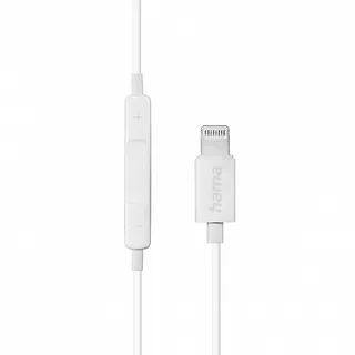 Hama Słuchawki douszne Glow z mikrofonem lightning