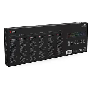 Klawiatura mechaniczna Savio Styx Outemu Brown RGB