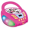 Lexibook Myszka Minnie Mini Przenośny odtwarzacz CD - Boombox dla dzieci, efekty świetlne
