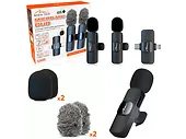 Media-Tech Zestaw mikrofonów krawatowych Micro-Mic Duo MT416