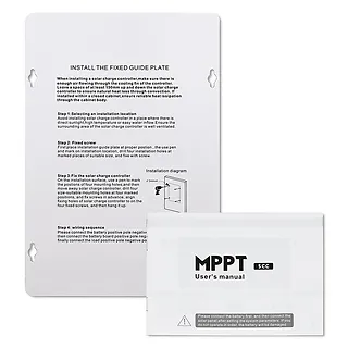 Qoltec Solarny regulator ładowania MPPT z czujnikiem temperatury 40A |  12V/24V | LCD | 2xUSB | Bluetooth | APP | GEL | LiFePO4