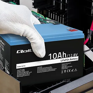 Qoltec Akumulator LiFePO4 litowo-żelazowo-fosforanowy | 12.8V | 10Ah |  128Wh | BMS