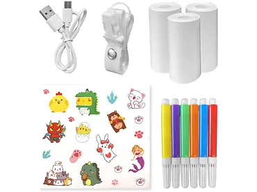 Cyfrowy aparat fotograficzny dla dzieci z drukarką termiczną Media-Tech SNAPI MT4108