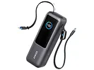 Powerbank Anker Zolo 25000mAh 165W PD z dwoma kablami USB-C Czarno-szary