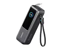 Powerbank Anker Zolo 25000mAh 165W PD z dwoma kablami USB-C Czarno-szary