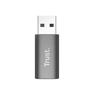 Trust Adapter Calyx USB-C do USB-A dwupak szary