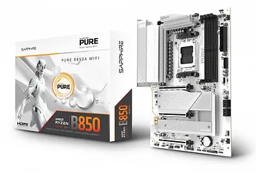 Sapphire Technology Płyta gł&oacute;wna PURE B850A WIFI7 AM5 4DDR5 mATX
