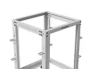 Lanberg Stojak Open rack 19 cali 15U 600x600-1100 regulowany szary