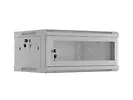 Lanberg Szafa instalacyjna rack wisząca 19 cali 4U 600x450 drzwi perforowane (flat pack) szara