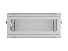 Lanberg Szafa instalacyjna rack wisząca 19 cali 4U 600x450 drzwi perforowane (flat pack) szara