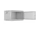 Lanberg Szafa instalacyjna rack wisząca 19 cali 6U 600x450 drzwi perforowane (flat pack) szara