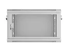 Lanberg Szafa instalacyjna rack wisząca 19 cali 6U 600x450 drzwi perforowane (flat pack) szara
