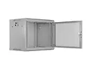 Lanberg Szafa instalacyjna rack wisząca 19 cali 9U 600x450 drzwi perforowane (flat pack) szara