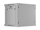 Lanberg Szafa instalacyjna rack wisząca 19 cali 9U 600x450 drzwi perforowane (flat pack) szara