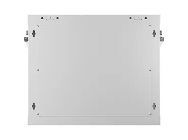 Lanberg Szafa instalacyjna rack wisząca 19 cali 9U 600x450 drzwi perforowane (flat pack) szara