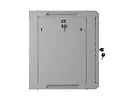 Lanberg Szafa instalacyjna rack wisząca 19 cali 9U 600x450 drzwi perforowane (flat pack) szara
