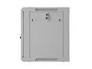 Lanberg Szafa instalacyjna rack wisząca 19 cali 9U 600x450 drzwi perforowane (flat pack) szara