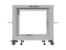 Lanberg Stojak Open rack 19 cali 9U 600x600-1100 regulowany szary