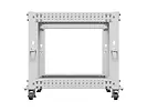 Lanberg Stojak Open rack 19 cali 9U 600x600-1100 regulowany szary