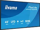 IIYAMA Monitor 43 cale LH4375UHS-B2AG,24/7,IPS,ANDROID.11,4K, WiFi,          iiSignage2, FailOver, EShare, 24/7, full daisy chain