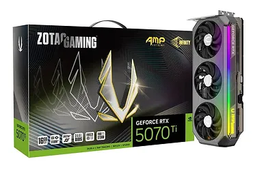 ZOTAC Karta graficzna GeForce RTX 5070 Ti AMP EXTREME INFINITY 16GB GDDR7 256bit 3DP/HDMI