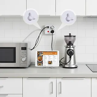 Maclean Listwa zasilająca, MCE388 W 2 gniazda, 3xUSB, 110-240V AC 50/60Hz, 2.1A max 2500W, 3m biała