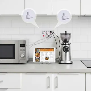 Maclean Listwa zasilająca MCE392 W 4 gniazda 3xUSB, 110-240V AC 50/60Hz, 2.1A max 2500W 1,5m biała