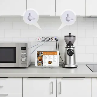 Maclean Listwa zasilająca MCE394 W 3 gniazda 3xUSB, 110-240V AC 50/60, 2.1A max 2500W, biała