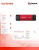 Kingston Dysk zewnętrzny SSD 512GB DualPortable USB-A/C 3.2 Gen2