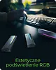 IcyBox Obudowa dysku IB-1826MCL-CU31 M.2 NVMe i SATA obudowa, RGB lighting, USB 3.2 Gen 2, 10 Gbps