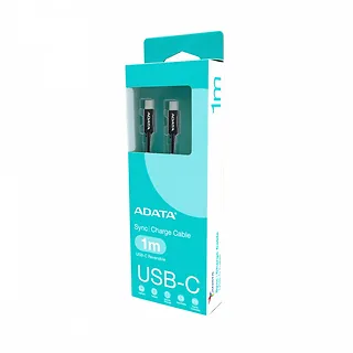 Adata Kabel USB-C do USB-C 2.0/100W 100cm czarny