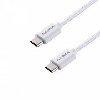 Adata Kabel USB-C do USB-C 2.0/100W 200cm biały