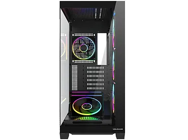 Obudowa Modecom Volcano Stellar Plus ARGB 5F Czarna
