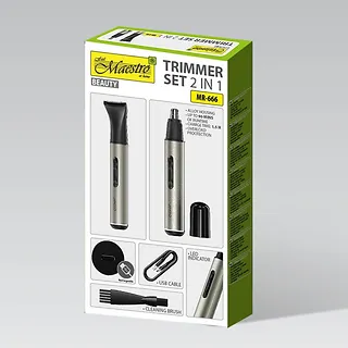 Feel-Maestro Zestaw trymerów 2w1 USB-C  MR-666