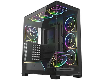 Obudowa Modecom Volcano Stellar Plus ARGB 8F Czarna