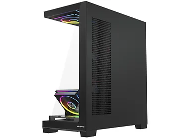 Obudowa Modecom Volcano Stellar Plus ARGB 8F Czarna