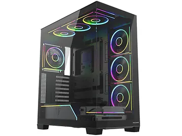 Obudowa Modecom Volcano Stellar Plus ARGB 8F Czarna