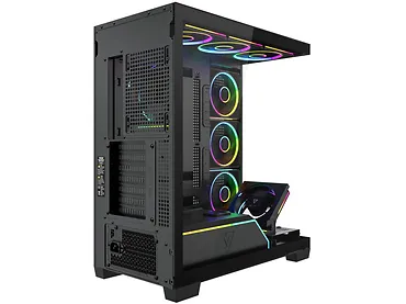 Obudowa Modecom Volcano Stellar Plus ARGB 8F Czarna