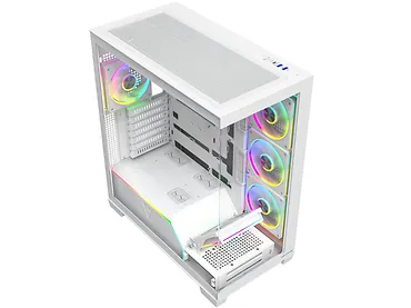 Obudowa Modecom Volcano Stellar Plus ARGB 8F Biała